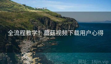 全流程教学！蘑菇视频下载用户心得