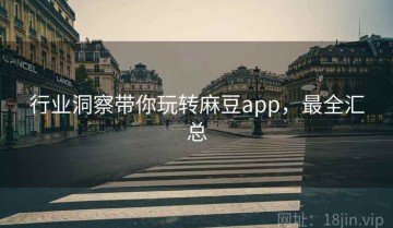 行业洞察带你玩转麻豆app，最全汇总