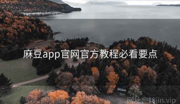 麻豆app官网官方教程必看要点