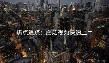 爆点追踪：蘑菇视频快速上手